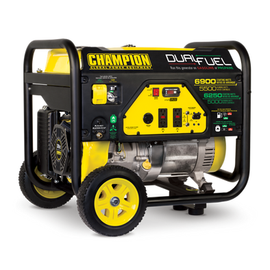 Champion Model: 100231 5500-Watt Dual Fuel Portable Generator with Wheel Kit