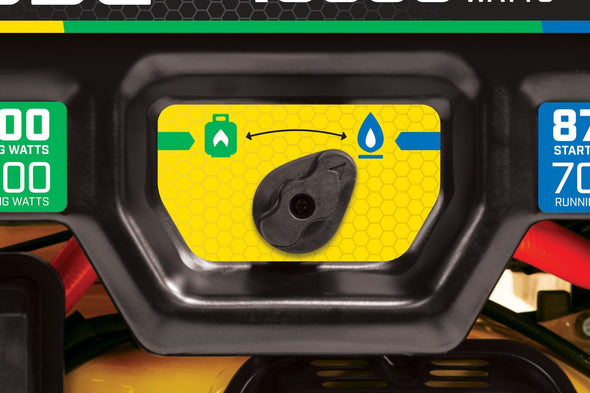 Champion 100416 10,000/8,000-Watt Electric Start Gasoline Propane and Natural Gas Tri-Fuel Portable Generator with NG and LPG Hoses