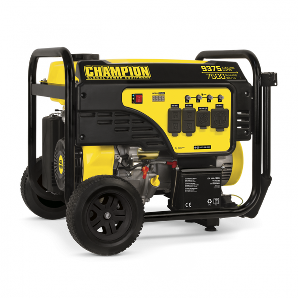 Champion 100814 9375/7500-Watt Portable Generator with Electric Start