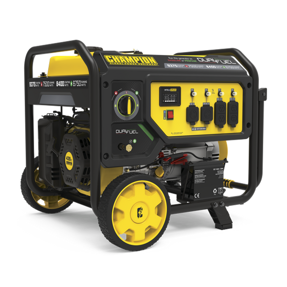 Champion Model: 201040  7500-Watt Dual Fuel Portable Generator with Electric Start