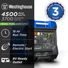 Westinghouse IGEN4500 4500 Watt Dual Fuel Portable Inverter Generator