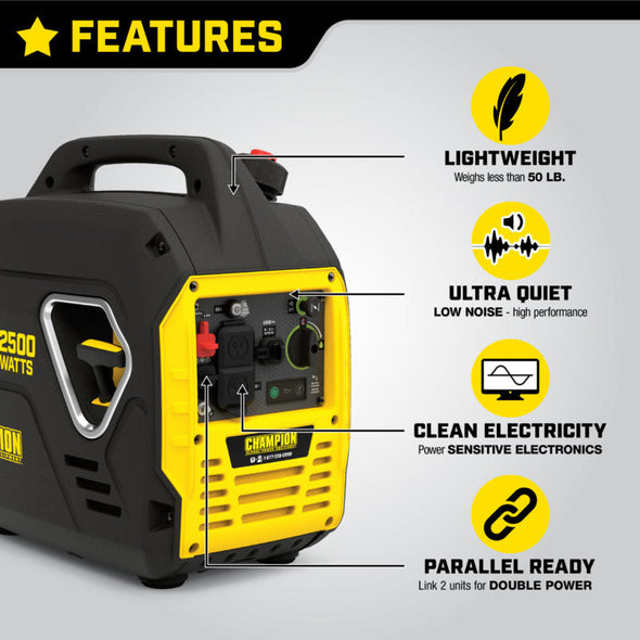 Champion  Model 200959 2000-WattUltralight Portable Dual Fuel Inverter Generator