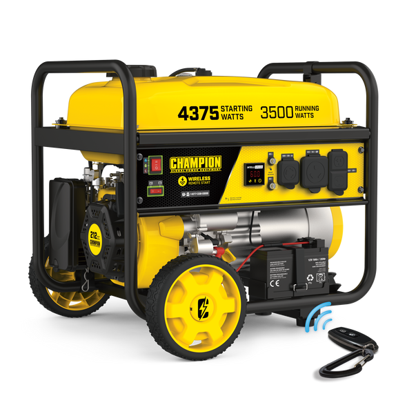 Champion Model: 200964 3500-Watt RV Ready Portable Generator with Wireless Remote Start (CARB)