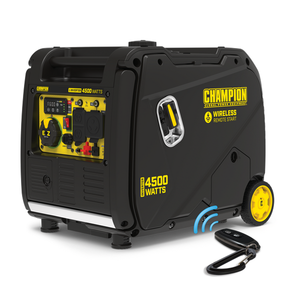 Champion Model: 200990 4500-Watt Wireless Remote Start Inverter Generator with Quiet Technology