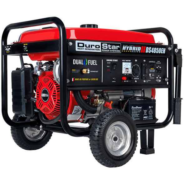 DuroStar DS4850EH 4,850-Watt 210cc Dual Fuel Hybrid Generator w/ Electric Start