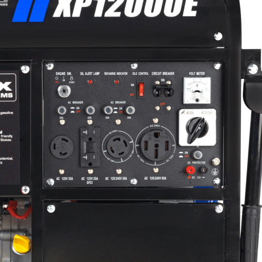 DuroMax XP12000E 12,000-Watt 18 HP Portable Gas Generator