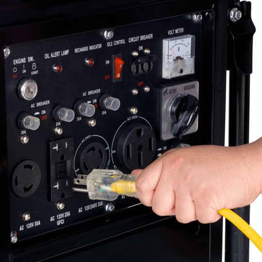 DuroMax XP12000E 12,000-Watt 18 HP Portable Gas Generator