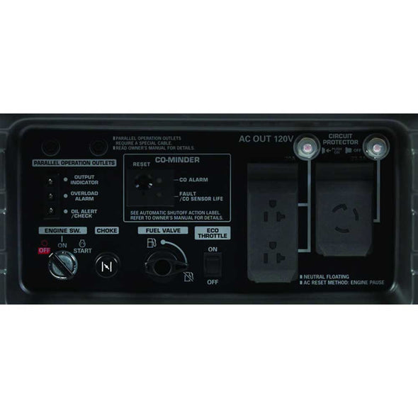 Honda EU3000IS1AN 3000W 120V Super Quiet Portable Inverter Generator w/CO-MINDER