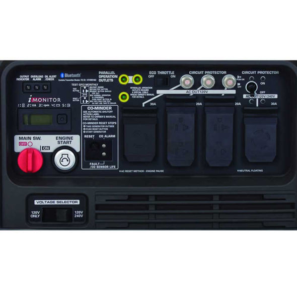 Honda EU7000ISNAN 7000W 120/240V Inverter Generator w/ CO-MINDER and Bluetooth