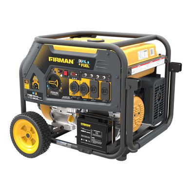 Firman H05751 - Hybrid Series 5700 Watt Electric Start Dual Fuel Portable Generator (CARB)