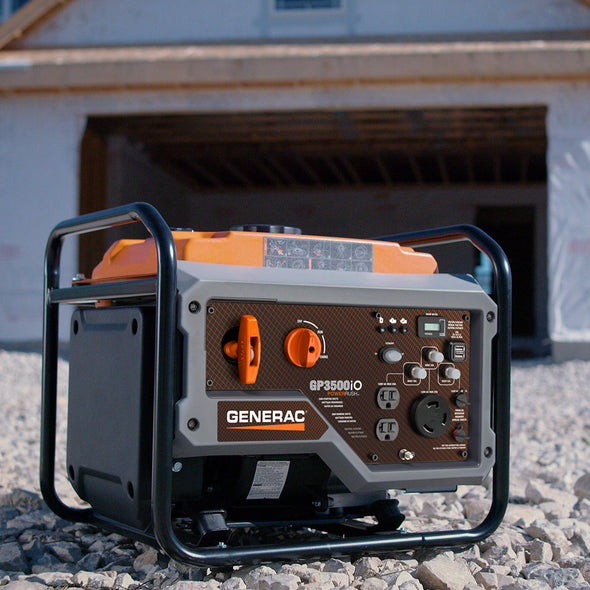 Generac GP3500IO 3,500-Watt 212cc Recoil Start Portable Inverter Generator