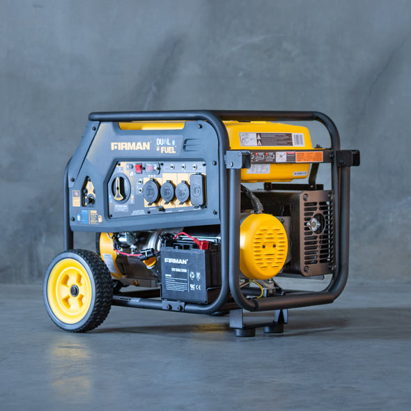 FIRMAN Model H07552 7500 Watt Dual Fuel Electric Start & Recoil Generator