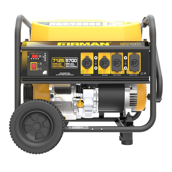 Firman P05701 - 7125/5700 Watt 30a 120/240v Recoil Start Gas Portable Generator