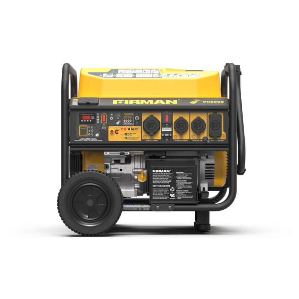 FIRMAN P08008 Gas Portable Generator 10000w Remote Start 120/240v With Co Alert