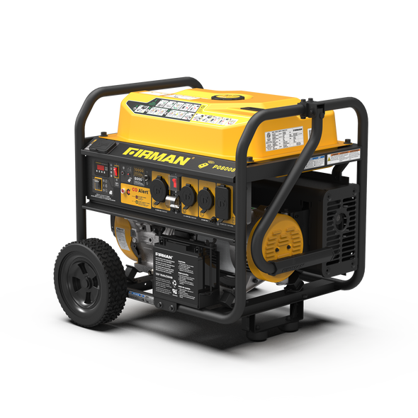 FIRMAN P08008 Gas Portable Generator 10000w Remote Start 120/240v With Co Alert