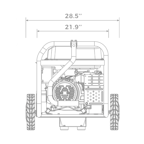 FIRMAN Model P09301 11600/9300 Remote Start Gas Portable Generator Electronic Fuel Injection. EPA & Carb Certified