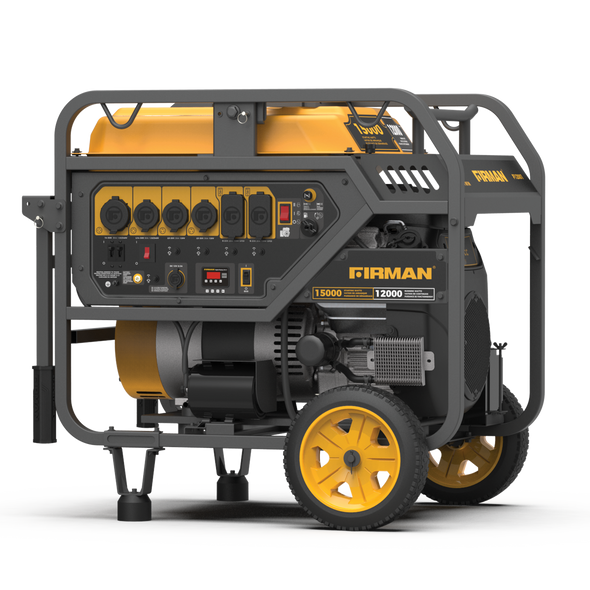 FIRMAN Model: P12001 15000/12000 Watt 50a Electric Start Gas Generator