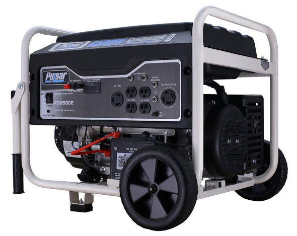 Pulsar 6580 Watt Gasoline Generator 6580W GENERATOR RATED 5500W INCLUDES ELECTRIC START CARB APPROVED