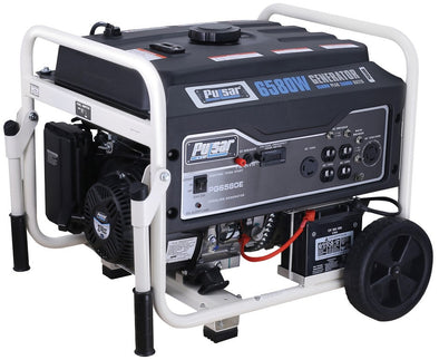 Pulsar 6580 Watt Gasoline Generator 6580W GENERATOR RATED 5500W INCLUDES ELECTRIC START CARB APPROVED