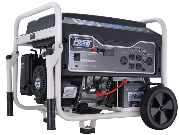 Pulsar 6580 Watt Gasoline Generator 6580W GENERATOR RATED 5500W INCLUDES ELECTRIC START CARB APPROVED