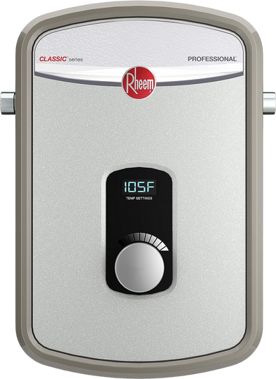 Rheem RTEX-08 Classic 8 kW 1.95 GPM Tankless Electric Water Heater Indoor 240V New