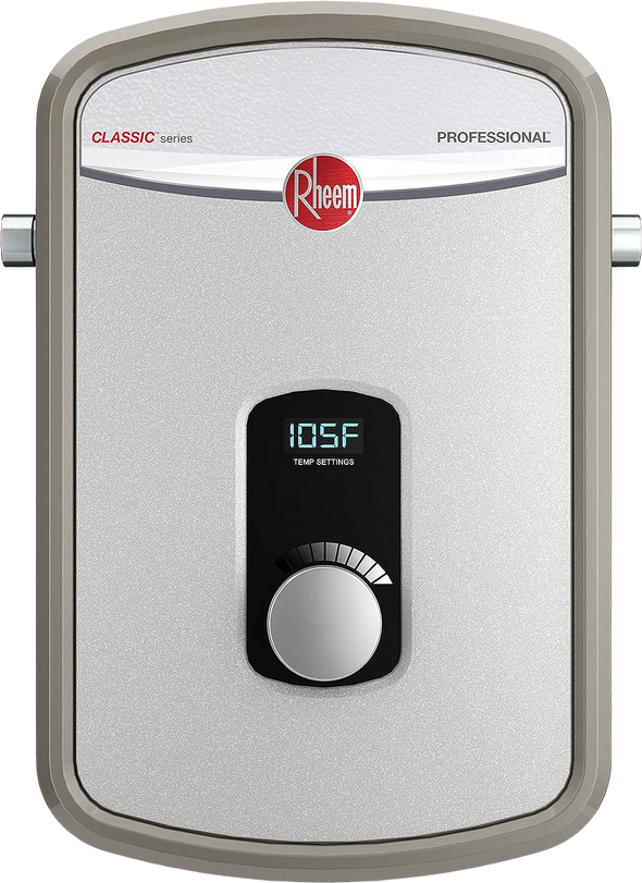 Rheem RTEX-08 Classic 8 kW 1.95 GPM Tankless Electric Water Heater Indoor 240V New