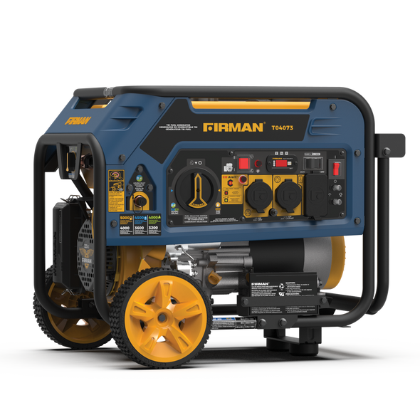 FIRMAN T04073 Tri-Fuel Portable 4000W Generator with CO ALERT