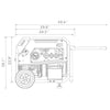 FIRMAN T08071 10000/8000w Tri Fuel Electric Start Portable Generator Plus a Free Cord