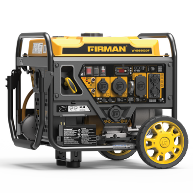 FIRMAN WH03662OF 4500/3650w Co Alert Dual Fuel Open Frame Inverter Portable Generator Carb and Cetl Certified