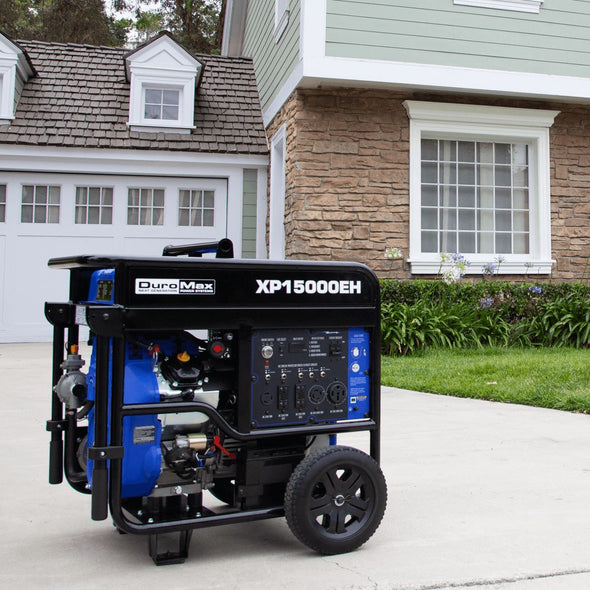 DuroMax XP15000EH 15000-Watt 713cc V-Twin Electric Start Dual Fuel Hybrid Portable Generator