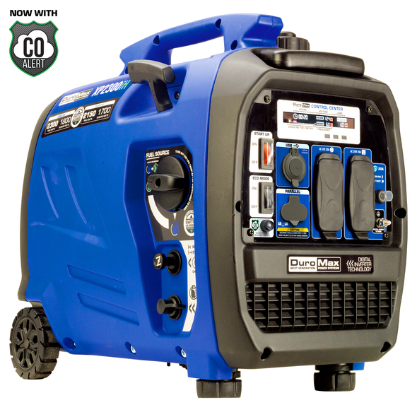 DuroMax XP2300iH  2,300 Watt Dual Fuel Portable Inverter Generator w/ CO Alert