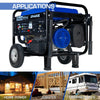 DuroMax XP4400E 4,400-Watt 7 HP RV Grade Gas Generator w/ Electric Start and Wheel Kit