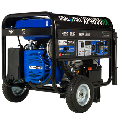 DuroMax XP4850HX 4,850-Watt 210cc Dual Fuel Gas Propane Portable Generator with CO Alert XP4850HX