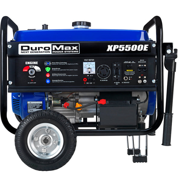DuroMax XP5500E 5,500-Watt 7.5 HP 36.6-Amp Portable Electric Start Gas Powered Generator