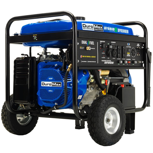 DuroMax XP8500EH 8,500 Watt Dual Fuel Portable Generator