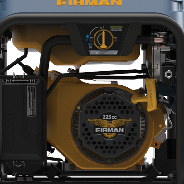 FIRMAN T04073 Tri-Fuel Portable 4000W Generator with CO ALERT