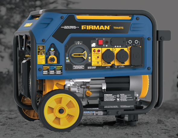 FIRMAN T04073 Tri-Fuel Portable 4000W Generator with CO ALERT